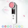 Skin Care Handheld 7 LED luz de remoção de acne anti-rugas casa use facial aperto fóton photon dispositivo de beleza microcurrent