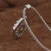 Rose 2 Carats Diamond Wiselant 18K Gold Chalcedony Bizuteria Women Square Jewelry Naszyjnik Pierscionki Crebres9677795