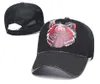 2022 Designer Mens Baseball Caps woman Brand Tiger Head Hats bee snake leopard Embroidered bone Men Women casquette Sun Hat gorras317l