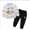 Baby Boys and Girls Tracksuits 2 Barnkläder Set Hot Sell Fashion Spring Autumn Children's Långärmad kostym