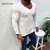 Men's Sweaters 2021 Knitting Patchwork Top Streetwear Masculinas Pull Homme Ropa Sweater Pullovers Mens Clothing Plus Size S-3XL