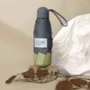 Light Mini зонтик водонепроницаемый анти-ультрафиолетовый защита 5 складной моды портативный прочный путешествие дождь женщины подарочные карман твердые напольные 211124