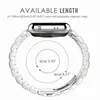 Alça de aço inoxidável para a faixa de relógio da Apple 38mm 42mm relógio de metal 40mm 44mm pulseira esporte para iwatch série 7/6 / SE / 5/4/3 / 2H1123