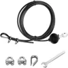 Câble métallique en acier robuste, pièces de rechange, accessoires de poulie de Fitness pour gymnastique à domicile, diamètre 5mm 1.4M-3M