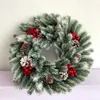 LED julkrans ytterdörr hängande girland semester hem dekorationer xmas träd ornament 2022 navidad h10208773352