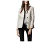 Groothandel- Nieuwe Dames Jas Winter Herfst Jas mode katoen Slim Jacket1 Britse Stijl Plaid Quilting Gewatteerde Parka's