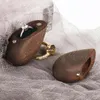 Smycken påsar väskor ring förvaringslåda arrangör gåva utsökt samling hjärtformad kreativ svart valnöt för bröllop edwi22