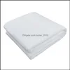 Textiles sublimación Mantas para bebés 30x40 pulgadas Manta de poliéster Cálido Sofá suave Er Blanco En blanco Impresión de transferencia térmica Swaddle