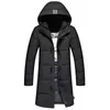 Ny Fashion Down Jacket Mäns Långa Puffer Jackor Tjock Varm Vinter 90% Vit Duck Down Coats Män Overcoat Högkvalitativ Parka Y1103