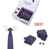 Moda męska krawaty zestaw bardzo długi rozmiar 146cm * 7.5cm krawaty czerwony niebieski Paisley jedwabny żakardowy tkany krawat garnitur wesele