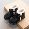 2021 hiver nouveaux enfants Martin bottes fond souple anti-dérapant puls velours chaleur rétro filles bottes courtes chaussures en cuir botte pour enfants