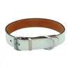 Dodatkowy Sublimacja Sublimacja Obroże Dog Thermal Drukowanie Seashes White Blank Pet Collar PU Leather Dogs Kot Wstążki Zespoły Escape-Dowód w Hurtownie AAA