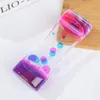 Other Clocks & Accessories Double Color Dynamic Oil Drop Leak Hourglass Toys Hourglasses Ornaments Liquid Timer Beautiful Waist Cr282o