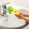 Mutfak Musluklar Çocuklar için Sevimli Musluk Uzatma Genişletici Bebek Eller Yıkama Banyo Karikatür Kurbağa Tasarım (Yeşil)