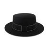 Chapeaux à large bord Fedora Chapeau Hommes Femmes Mélange De Laine Artificielle Fête De Mariage Bowler Mode D'hiver JazzHat Chapeau En Gros Oliv22