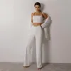 Blazer Moda Kadınlar Suits Blazers Yüksek Kalite Bayan Takım Elbise Mahsul Üst Pantolon Tasarımcı Bayanlar Giyim Göğüslü Kızlar Set Rahat Örgün Giyim Giyim Seksi Gömlek Tankı
