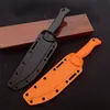 1Pcs High Quality 15500 Survival Straight Knife CPM-154 Black Stone Wash/ Satin Drop Point Blade Full Tang Nylon Plus Glass Fiber Handle Fixed Knives