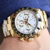 Ms Watch 40 mm Automatische mechanische horloges Leven Waterdicht Gouden Horloge Roestvrij stalen band Orologio Di Lusso Horloges Cadeau voor