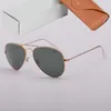 Top Quality 40 Colors Classic pilot Sunglasses Women Men Women Sun Glasses Ladies Lunette De Soleil Femme with All Accessories