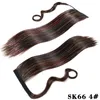 22 Polegada 100g rabo de cavalo sintético misturado brilho brilho cabelo enfeites cordão extensões de rabo de cavalo 7079147