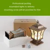 Lampade da giardino IP54 Impermeabile bronzo / alluminio nero pressofuso Cancello principale Uso LED Stigma Fixtures Light Pillar Lamp con CE approvato