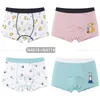 Mutandine di alta qualità per ragazzo Boxer Cartoon Garcon Ragazzi Mutande Slip carini Pantaloncini per bambini in cotone 4 pezzi 210622