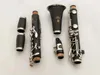 Alta qualità YMH YCL-200DR Clarinetto Bb Tune nero 17 tasti B Clarinetto piatto con custodia Accessori Strumenti