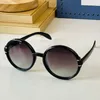 Lunettes de soleil pour hommes d'été pour femmes style 1067 noir classique Anti-Ultraviolet Rétro Plaque Ovale Plein Cadre mode voyage vacances shopping Lunettes Boîte Aléatoire