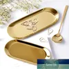 Cozinha Armazenamento Organização Moda Minimalista Golden Plate Home Bandeja de Metal Rose Gold Prata Jóias Display Preço de Fábrica Especialista Qualidade Mais Recente Estilo