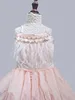Tjejer tutu klänningar fest klänningar födelsedag tjejer drlFower girl dresses for weddings toddler grossist bulk droppe frakt x0803