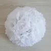 10 "25 CM Élégant Soie Artificielle Rose Fleur Boule Embrasser Boules Artisanat Ornement Pour La Fête De Mariage Décoration Fournitures 18 Couleurs