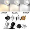 Mini kits de luz de luz LED Spot Gabinete Puck Spotlights Downlight para exibição de cozinha Mostra de armário de armário de jóias 1W Crestech