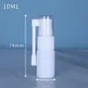 5ml 10ml 15ml 20ml 30ml Empty White Portable Nasal Sprayer Bottles 360 Degree Rotation Atomizer Comsetic Medicine Perfume Storage