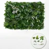 60x40cmグリーンプラスチック草の壁人工植物園の装飾偽の緑の植物のオフィスの装飾の結婚式のイメージの壁210624