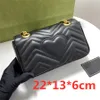 패션 클래식 Luxurys 디자이너 3 크기 진짜 정품 가죽 가방 고품질 여성 Marmont Crossbody 핸드백 지갑 숄더 가방 핸드백 GB87