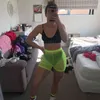 Strand stil neon färger transparent casual sexy mesh shorts kvinnor harajuku hög midja elastisk bodycon kort sweatpants klubb ha på sig 210517