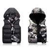 Ouder-kind bijpassende outfits camouflage kind vest katoen meisjes jongens vest kinderen jas kinderen bovenkleding KF784 211203