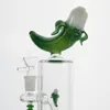 14mm Female Joint Glass Bong Unique Bongs Heady Mini Banana Hookah Shape 8 Inch Oil Dab Rig Showehead Perc Water Pipes With Bowl