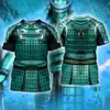 Neue Sommer T-shirts 3D Gedruckt Samurai Rüstung Männer Harajuku Mode Kurzarm Hemd Straße Casual Unisex T-shirt Top 210329