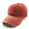 Vintage Yıkanmış Boyalı Beyzbol Şapkası Düşük Profil Ayarlanabilir Unisex Klasik Düz Spor Açık Yaz At Kuyruğu Şapka Snapback Cyz3173