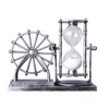 Decorative Objects & Figurines Vintage Ferris Wheel Hourglass Beautiful Desktop Exquisite Sand Glass Decor For Home Office