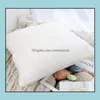 Bedding Supplies Textiles & Garden 45*45Cm Pillow Case Square Christmas Car Sofa Cushion Er 3D Snowflake Towel Embroidery Xmas Home Decorati