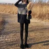 Elegant Autumn Oversized Patchwork Women Solid Loose Knitted Sweaters Vintage Stylish Warm Long Sleeve Outwear M3003 210514