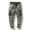 Été Kaki camouflage imprimé homme pantalon de cargaison casual lâche armée tactique en plein air multi-poche grande taille 29-38 210715