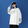 2021 T-shirts Cashew Flower Neutral Wind Couple Leisure Trend Long Sleeve Round Neck Sweater