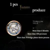 Relógios de pulso Original Luxuoso Tourbillon Relógio Mecânico Homens Top Safira À Prova D 'Água Esqueleto Cão Dial Relogio Masculino 7012889