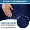 All-inclusive Recliner Sofa Cover for 3 Seat Elastic Chair Slipcover Suede Couch Armchair Non-slip Protector 210909