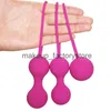 Massagem Feminina Terno Silicone Baga Bola Brinquedo Sexo aquecido Geisha Kegel Chinês Baga Simulador Esticamento Exercitador Masturbação Adulto 18