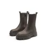 Martin Boots Womens Triple Black White Pistachio Frost Platform Chelsea Enkle Boot Ronde Tees Verhoog Grootte 5.5-8.5