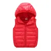 Enfants Gilet Enfants Filles À Capuche Veste Hiver Automne Gilets Garçon Bébé Survêtement Manteaux Grands Adolescents Vêtements 4-14 ans 211203